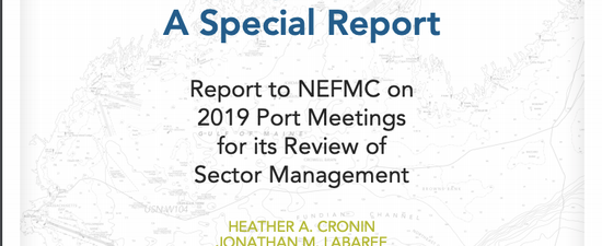 The front page of a report.